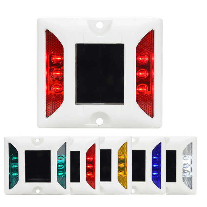 Epistar LED Chip Aluminium Solar LED Road Studs 2.5V برای راه حل های ایمنی جاده ای