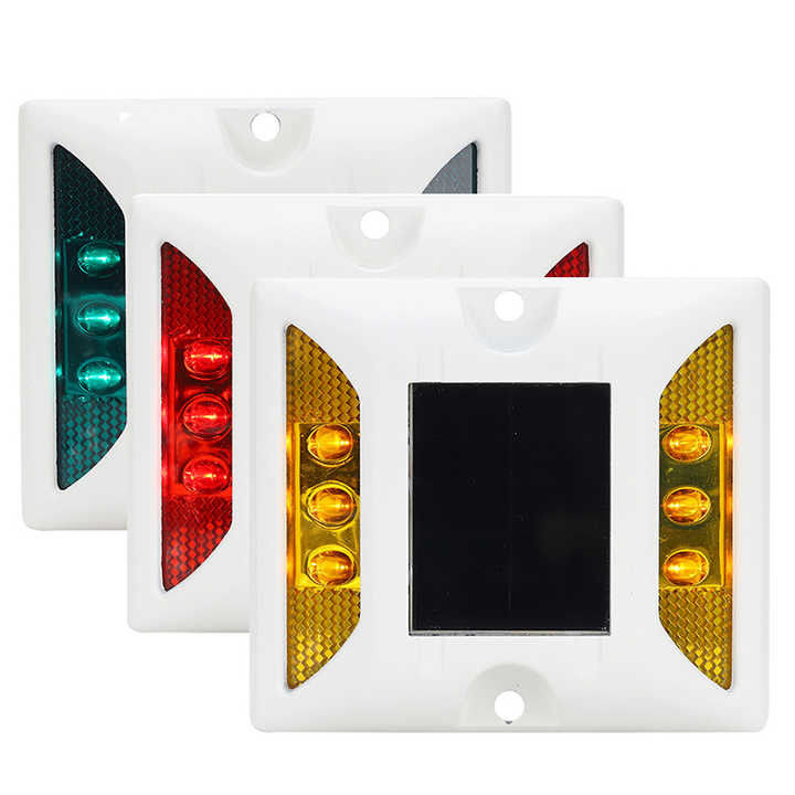 125 * 110 * 25mm آبی خورشیدی LED جاده استودیو های چشم گربه درخشان نشانگر جاده