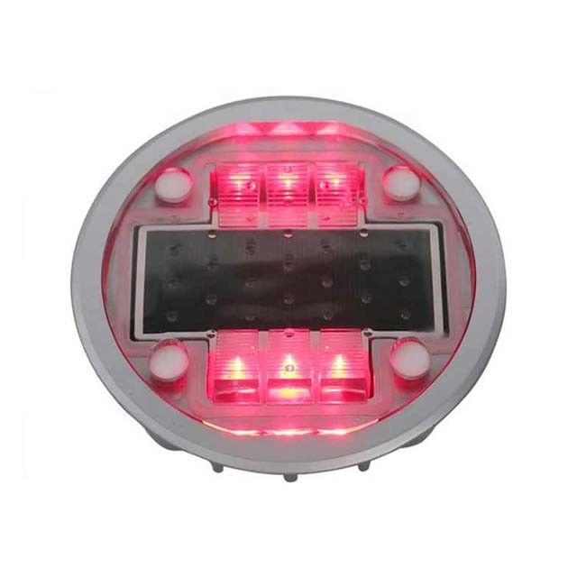 رنگ قرمز LED نشانگرهای جاده ای خورشیدی برای ایمنی جاده