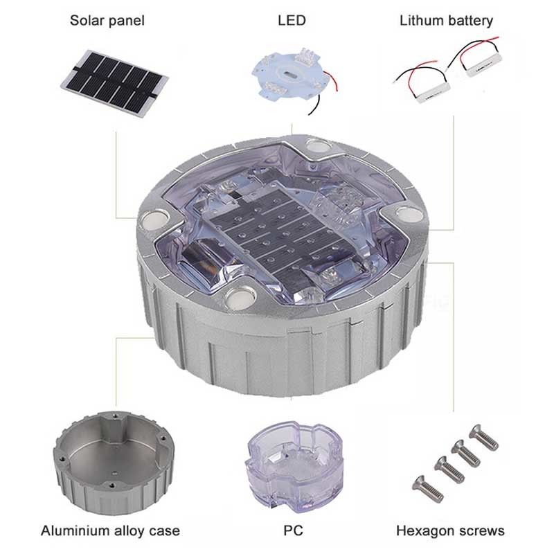 رنگ های سبز LED خورشیدی لوله های جاده ای روشنایی بالا LED قطر 120mm