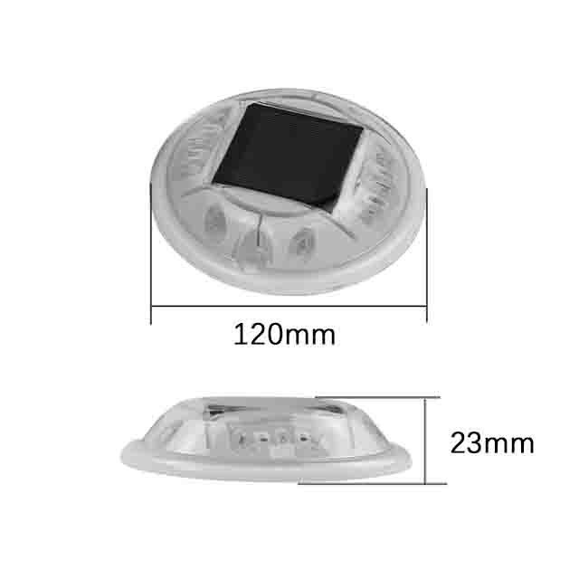 پی سی پلاستیکی هشدار چراغ LED بازتاب دهنده خورشیدی چراغ LED جاده ای چراغ چشم گربه