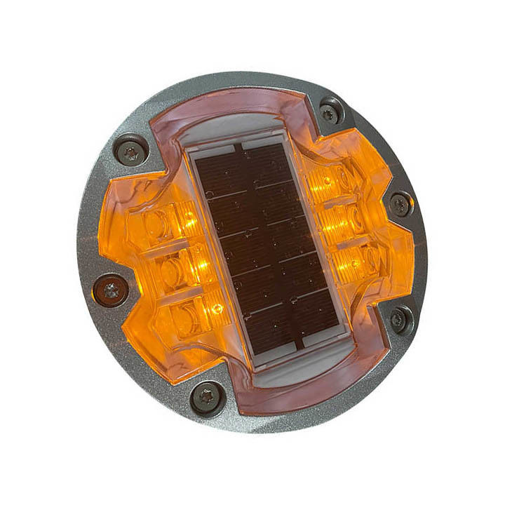 چراغ های خورشیدی Cat Eye Studs آلومینیوم رفلکتور جاده ای IP68 LED نشانگر جاده ای