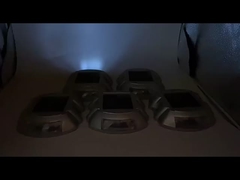 ۳۶۰ درجه نشانگر جاده خورشیدی چشم گربه نشانگر پیاده رو چراغ های باغ درخشان