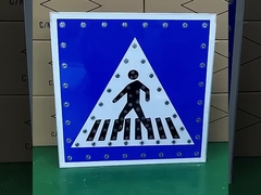 سیگنال های ترافیک خورشیدی بسیار قابل مشاهده سیگنال عبور عابر پیاده LED خورشیدی